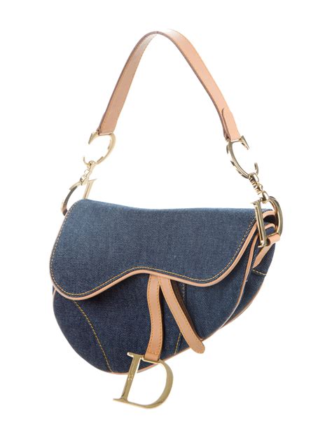 dior saddle bag man|Dior denim saddle bag.